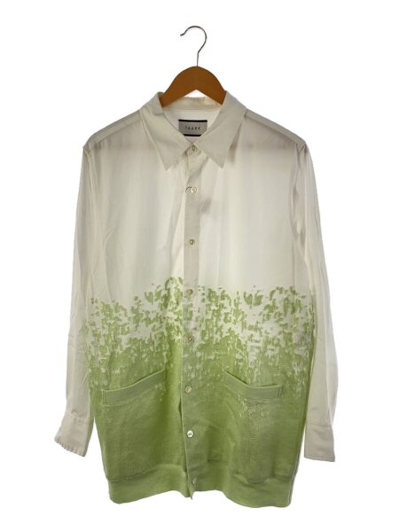 TAAKK(ターク) / 23SS/SHIRT→KNIT CARDIGAN/ドッキング/3/コットン 
