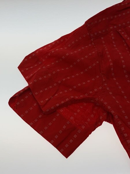 Van Heusen(ヴァンヒューゼン) / 半袖シャツ/M/コットン/RED/vantage