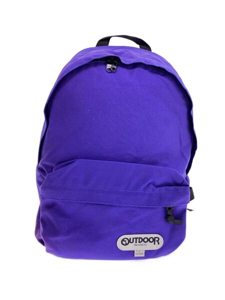 90s USA製 OUTDOOR リュックサック 紫 黒 デイパック