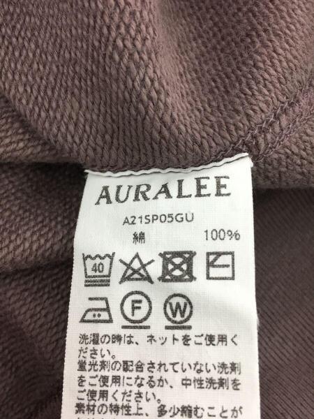 AURALEE(オーラリー) / 半袖カットソー/0/コットン/PUP/無地/A21SP05GU