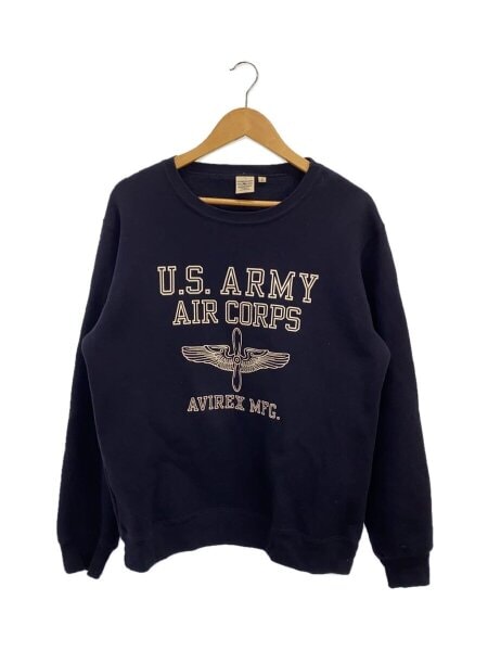AVIREX(アヴィレックス) / U.S.ARMY/スウェット/L/コットン/BLK 