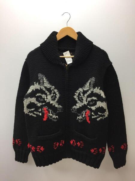 【希少 入手困難】テンダーロイン　カウチン　ウール ニットカーディガン カウチンニット ウルフ 狼 テンダーロイン同柄 CANADIANSWEATER