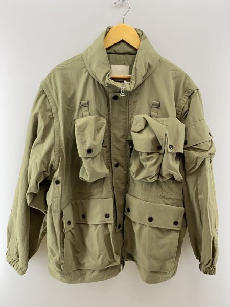 YOKE(ヨーク) / 24SS/MULTI POCKETS UTILITY BLOUSON/2/ナイロン/KHK 