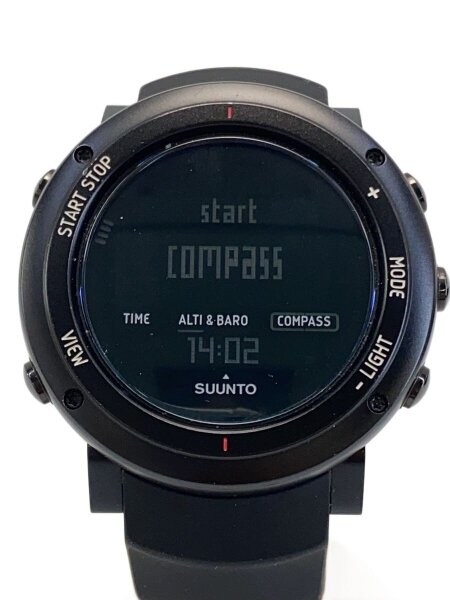SUUNTO(スント) / CORE ALU DEEP BLACKクォーツ腕時計/デジタル/ラバー 
