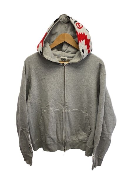 A BATHING APE(アベイシングエイプ) / ジップパーカー/M/コットン/GRY 