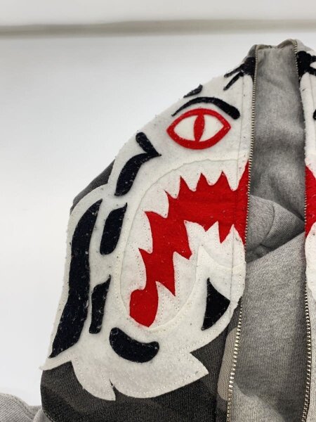 A BATHING APE(アベイシングエイプ) / ジップパーカー/M/コットン/GRY 