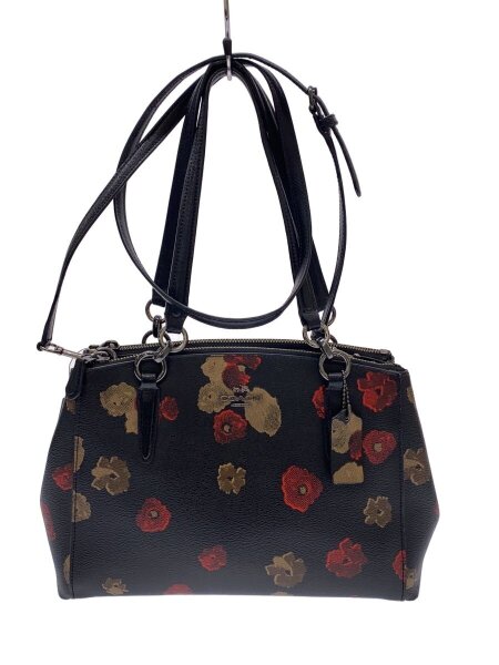 COACH ブラック 花柄 ショルダーバッグ COACH(コーチ) / ショルダー 