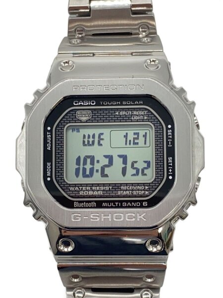 CASIO G-SHOCK デジタル腕時計 シルバー CASIO(カシオ) / ソーラー腕時計・G-SHOCK/デジタル/SLV | 中古品の