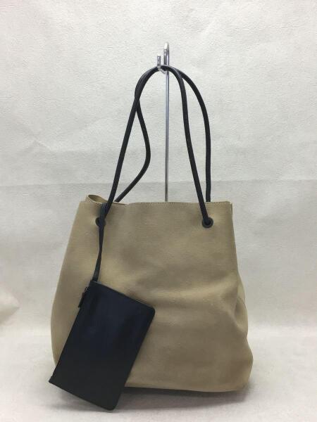 GUCCI(グッチ) / 101341/巾着/トートバッグ/スウェード/BEG/持ち手擦れ 