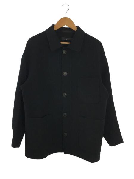 UNIQLO +J ウールブレンドオーバーサイズシャツジャケット 濃紺 M
