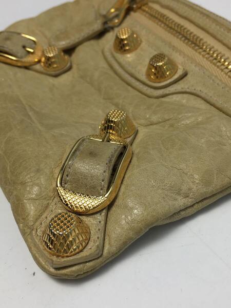 BALENCIAGA(バレンシアガ) / スタッズコインケース/ポーチ/レザー/BEG 