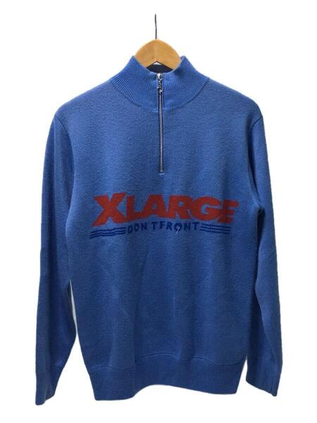 X-LARGE(エクストララージ) / 18AW/ハーフジップニット/ロゴ/S 
