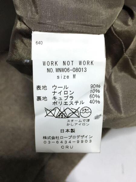WORK NOT WORK(ワークノットワーク) / ウールジャケット/M/ウール/BEG 
