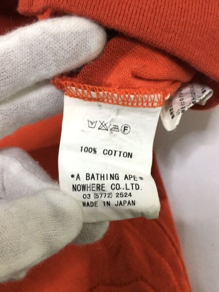 A BATHING APE(アベイシングエイプ) / ラガーシャツ/長袖ポロシャツ/L