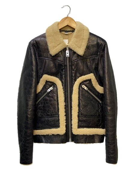 COACH レザージャケット COACH(コーチ) / レザージャケット・ブルゾン/ムートン/44/レザー/BLK