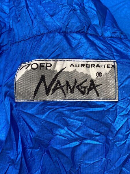 NANGA(ナンガ) / 770FP/AURORA-TEX/シュラフ/BLU | 中古品の販売 NANGA(ナンガ) / 770FP/AURORA-TEX/シュラフ/BLU | 中古品の販売
