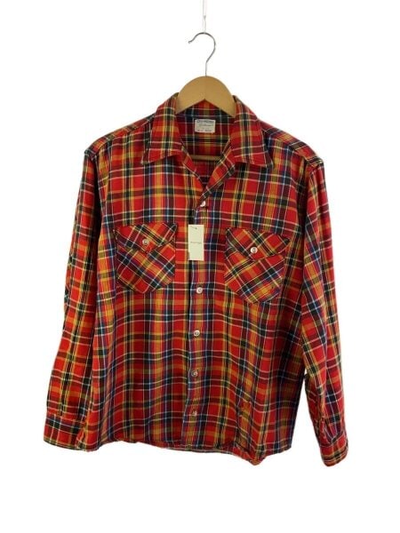 OshKosh(オシュコシュ) / 長袖シャツ/70s/M/コットン/RED/チェック 