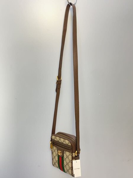 GUCCI(グッチ) / ショルダーバッグ_GGスプリーム/PVC/BEG | 中古品の