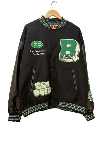 BEN DAVIS スタジャン ブラック Lサイズ BEN DAVIS ベンデイビス 