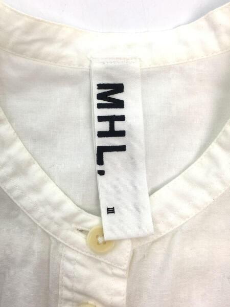 MHL.(エムエイチエル) / 595-252451/半袖シャツ/ノーカラーシャツ/3 