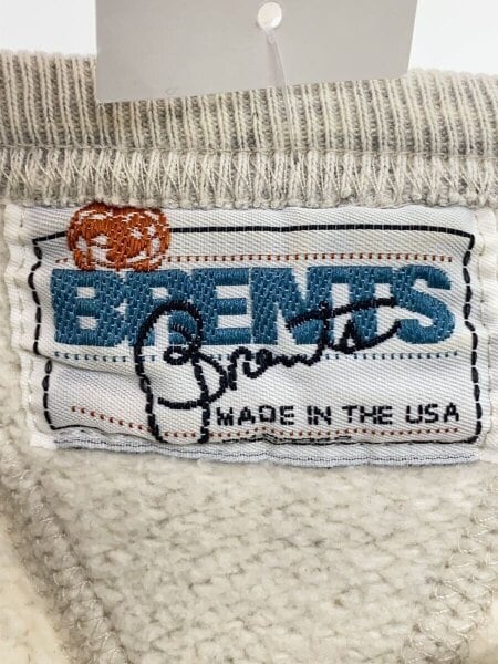 BRENTS(ブレンツ) / 90s/両Vガゼット/スウェット/L/コットン/GRY/USA製 
