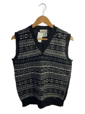 美品 JAMIESON'S ジャミーソンズ 総柄 ニットベスト JAMIESON'S