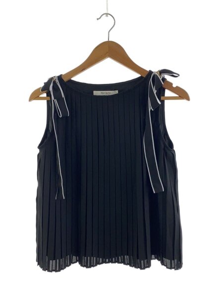Her lip to(ハーリップトゥ) / Pleated Chiffon Ribbon Top/FREE 