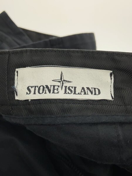 STONE  / ロゴワッペンカーゴパンツ/28/コットン/BLK/751530510 STONE ISLAND(ストーンアイランド) / ロゴワッペンカーゴパンツ/28