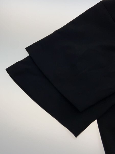 ENFOLD / CIRCLE PULLOVER/半袖カットソー/38/ポリエステル/BLK/無地/300IS130-0191// ENFOLD(エンフォルド) / CIRCLE PULLOVER/半袖カットソー/38