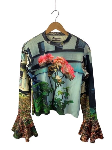 NON TOKYO(ノントーキョー) / 24SS/PRINT RIB FLARE SLEEVE C/S/FREE 