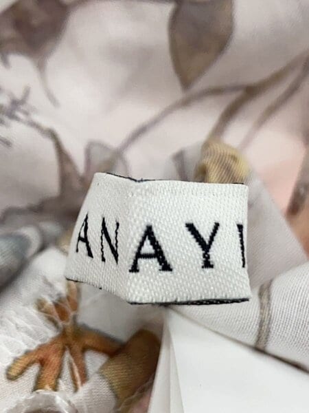 ANAYI(アナイ) / ボタニカルローンプリントフリルブラウス/38