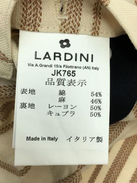 LARDINI(ラルディーニ) / テーラードジャケット/44/コットン/BEG