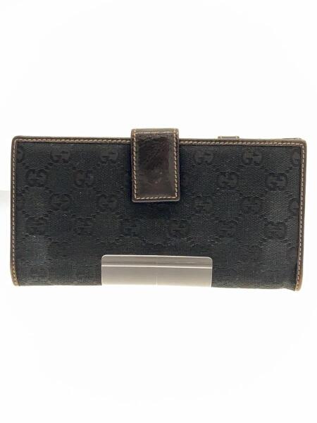 GUCCI(グッチ) / 長財布/キャンバス/BLK/総柄/メンズ/181695・2184