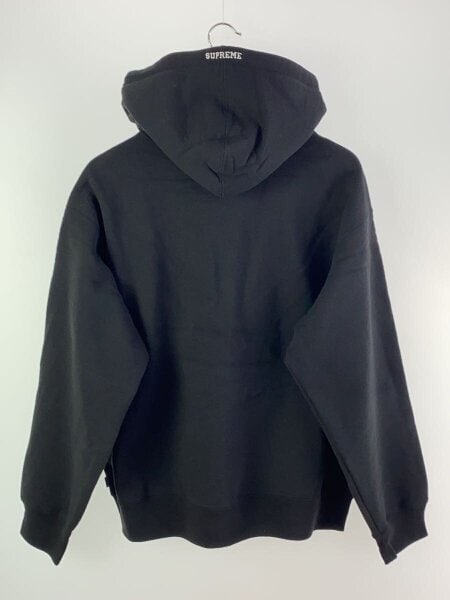 Supreme S Logo Zip Up Hooded Black