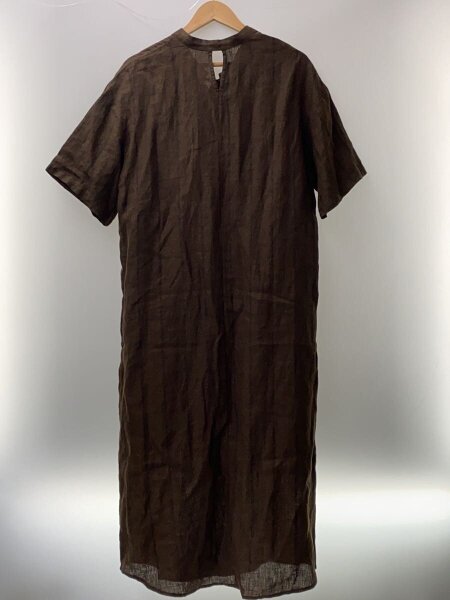 JOURNAL STANDARD / 半袖ワンピース/--/リネン/BRW/ストライプ/25040400801010 JOURNAL STANDARD(ジャーナルスタンダード) / 半袖ワンピース