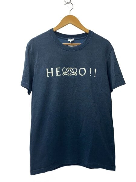 LOEWE(ロエベ) / Tシャツ/S/コットン/NVY/h526Y22XD7/HELLO/// | 古着 
