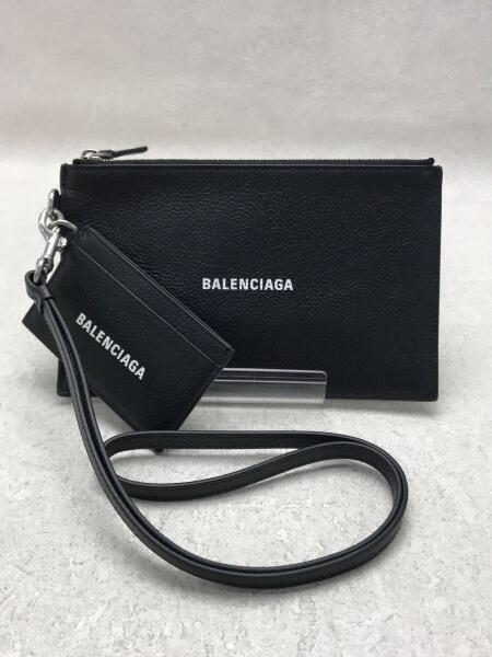 BALENCIAGA(バレンシアガ) / CASH/カードホルダー付きポーチ/レザー  