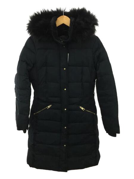 ZARA ザラ ロングダウンコート ファー M ブラック ZARA - ZARAザラの