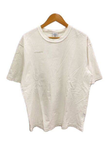 VETEMEMES(ヴェトミームス) / Tシャツ/S/コットン/WHT/無地/MAH18TR24 