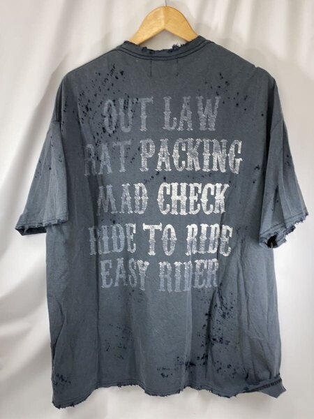 ZAC VARGAS(ザックバルガス) / Tシャツ/--/--/GRY/ダメージ加工 | 古着 