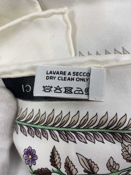 GUCCI(グッチ) / スカーフ/シルク/WHT/花柄/レディース | 中古品の販売