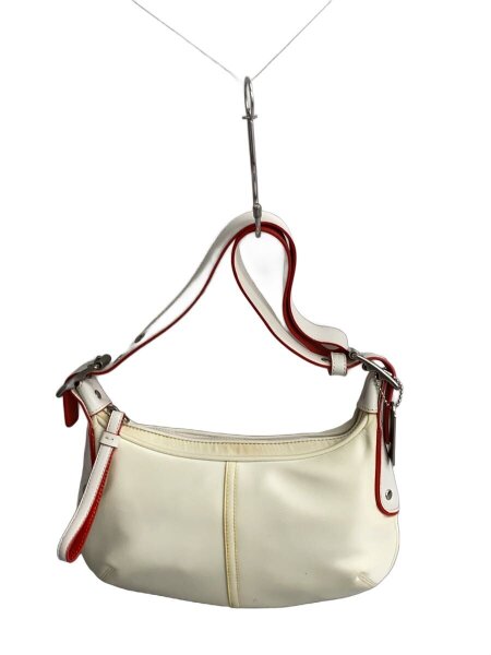 COACH(コーチ) / バイカラー/ショルダーバッグ/--/WHT/6671 | 中古品の 