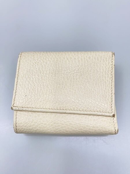 GUCCI(グッチ) / 3つ折り財布_GGマーモント/レザー/WHT/レディース