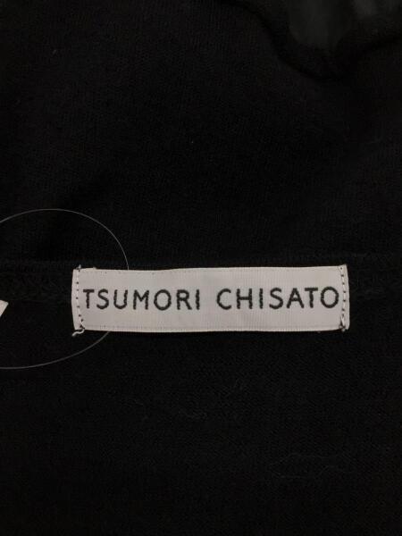 TSUMORI CHISATO(ツモリチサト) / 長袖ワンピース/M/シルク/BLK/tc 43 