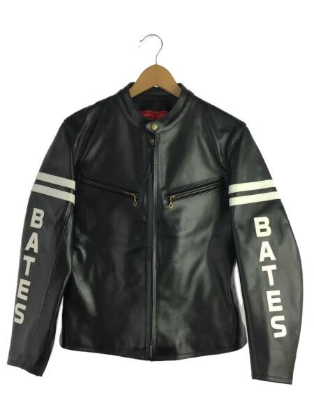 70S【BATES】ベイツ レザージャケット ライダース ブラウン バイカー