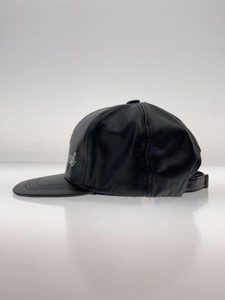 HideandSeek レザーキャップ ブラック キャップ ハイドアンドシーク HIDE