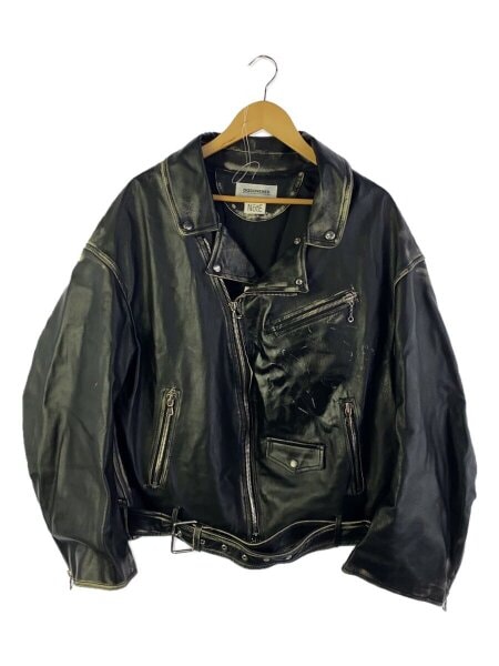 discovered(ディスカバード) / ダブルライダースジャケット/1/牛革/BLK