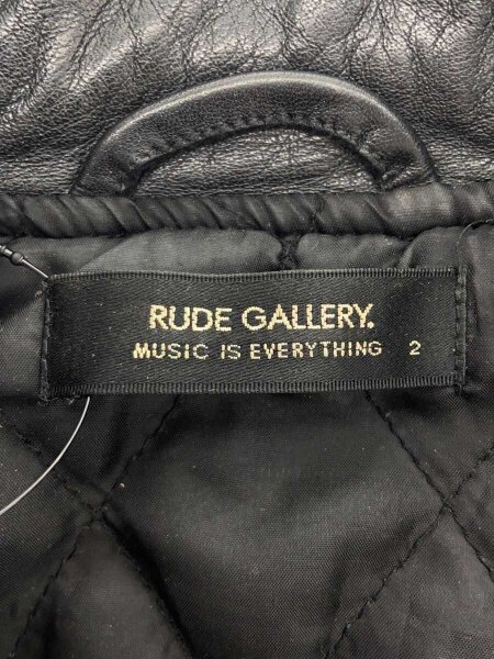 RUDE GALLERY(ルードギャラリー) / スタジャン/2/ウール/BLK | 古着の 