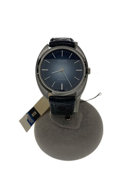 TISSOT(ティソ) / クォーツ腕時計/アナログ/レザー/GRY/BLK/15120541 