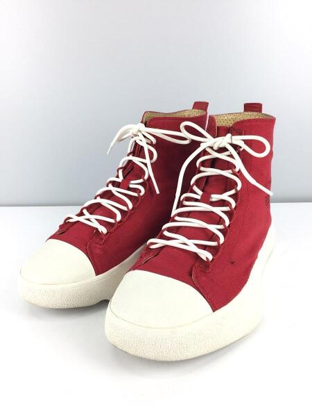 Y-3(ワイスリー) / ハイカットスニーカー/27.5cm/RED/キャンバス 